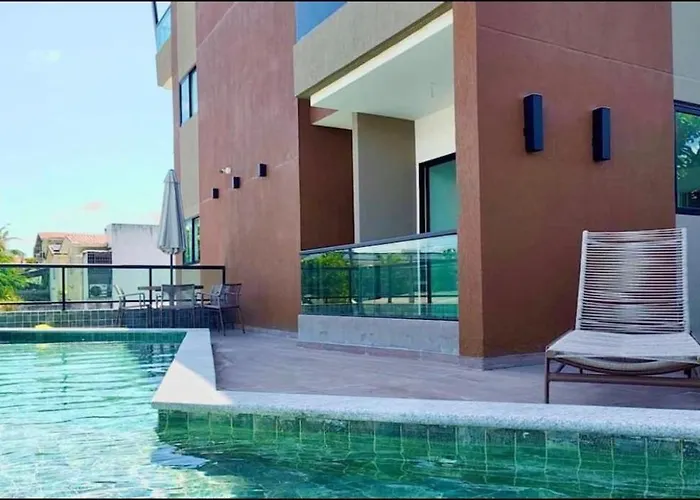 Moderno Estúdio à um bloco da Praia Pôrto das Galinhas